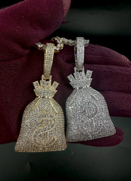 Iced Money Bag Chain