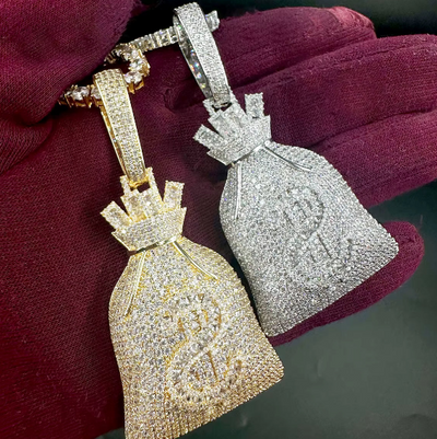 Iced Money Bag Chain