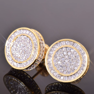 ICED Round Stud Earrings