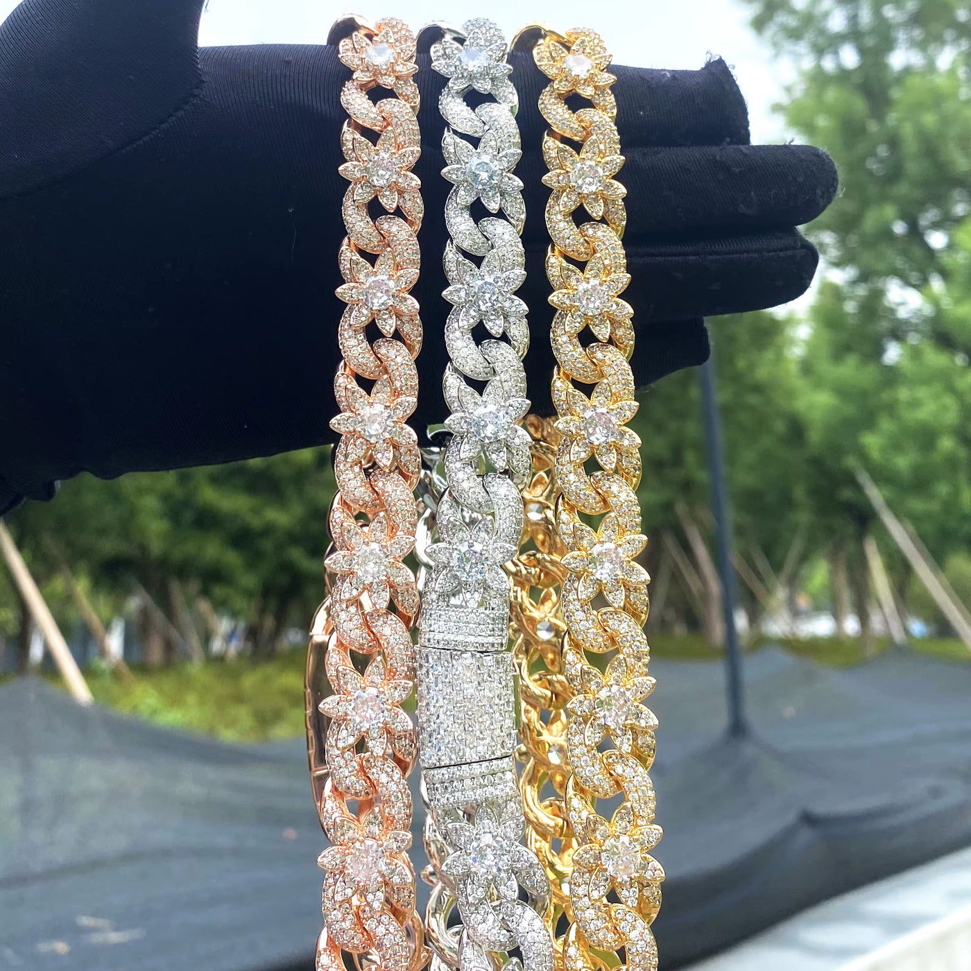 Premium ICED Flower Necklace