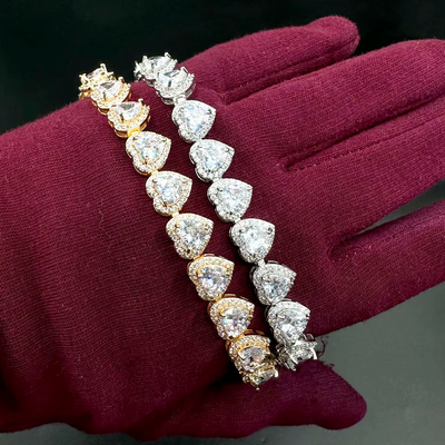 ICED Heart Bracelet