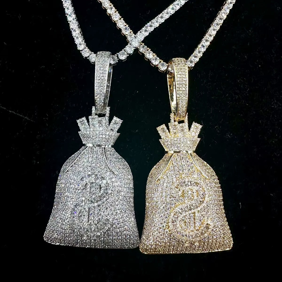 Iced Money Bag Chain