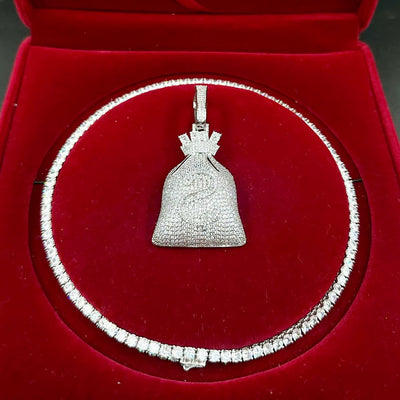 Iced Money Bag Chain