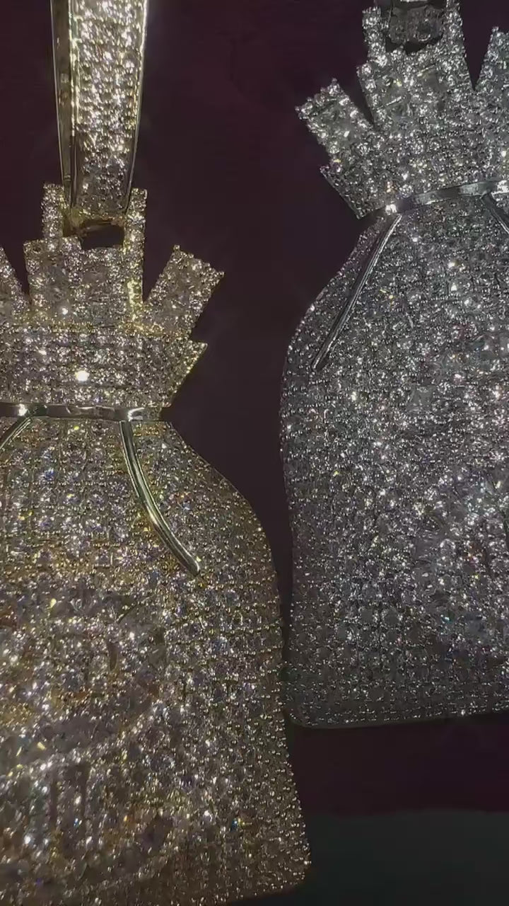 Iced Money Bag Chain